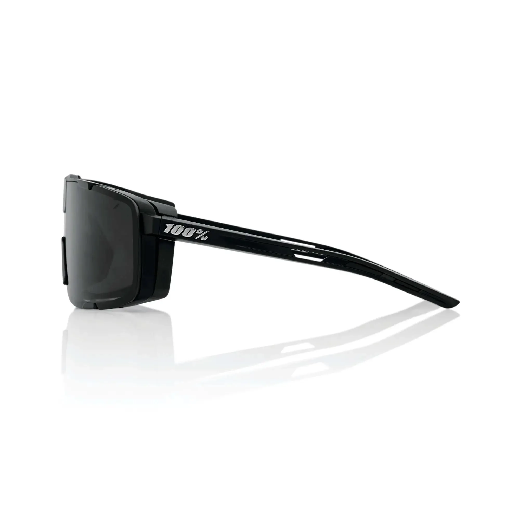 100% Eastcraft Glasses Matt Black / Smoke Lens