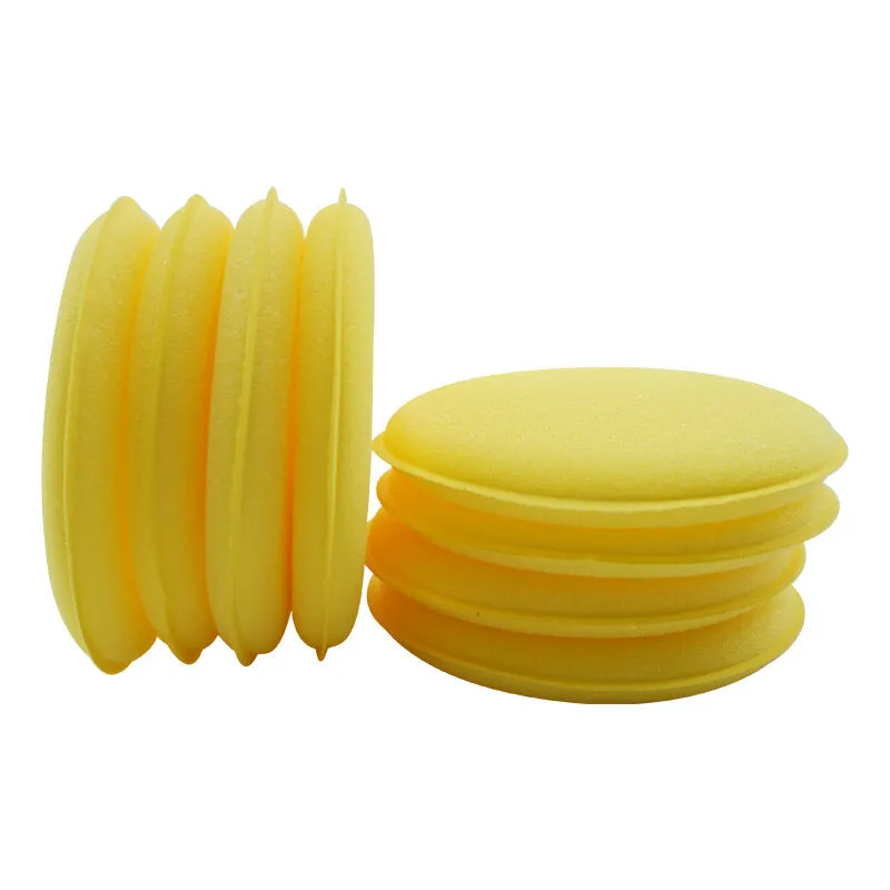 12Pcs Car Polishing Pads Polish Soft Foam Applicator Pads Practical Sponge Wax for Clean Car Vehicle Auto Glass