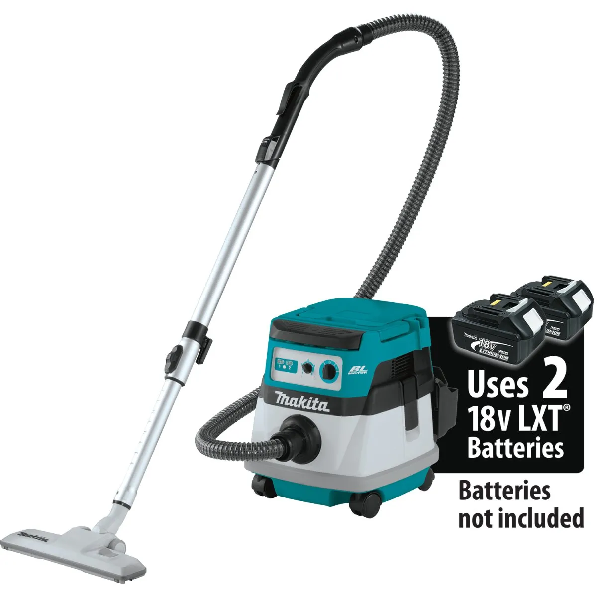 36V (18V X2) LXT® Brushless 2.1 Gallon Wet/Dry Dust Extractor/Vacuum