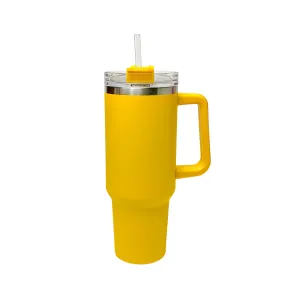 40 oz Tumbler with Handle in Yellow