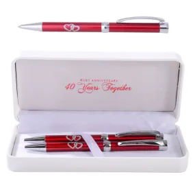 40TH ANNIVERSARY PEN SET