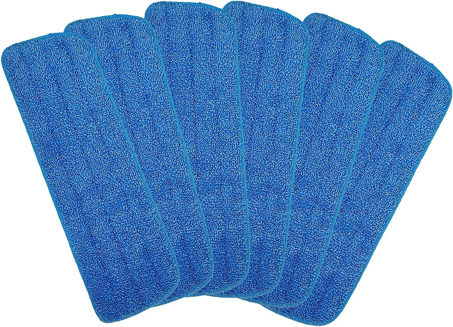 6 Replacement Pads for Bona Hardwood Floor Cleaner, 18 Inch, Washable & Reusable Spray Refills for Hard Surface Laminate Wood