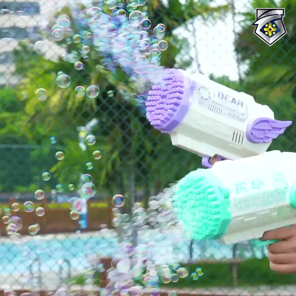 80 Hole Enormous Bazooka Bubble Gun for Kids