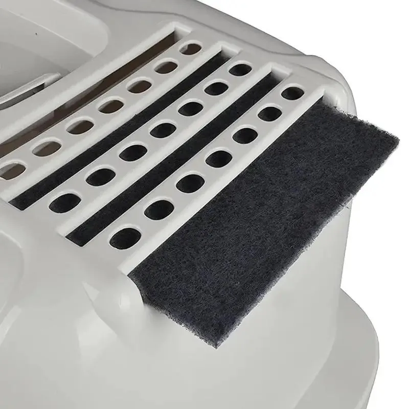 8Pcs Charcoal Filter Pads for Household Trash Cans
