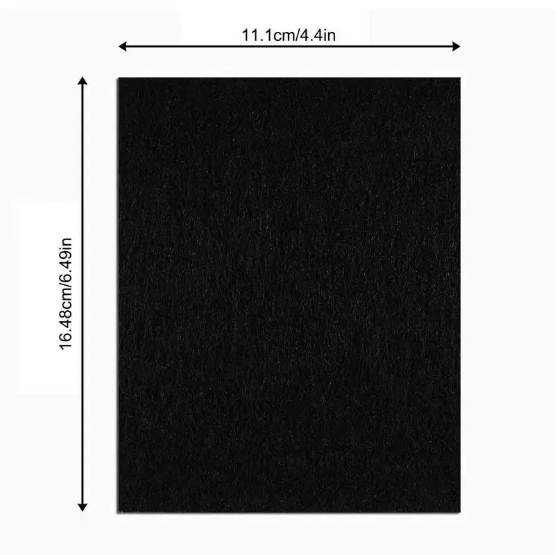 8Pcs Charcoal Filter Pads for Household Trash Cans