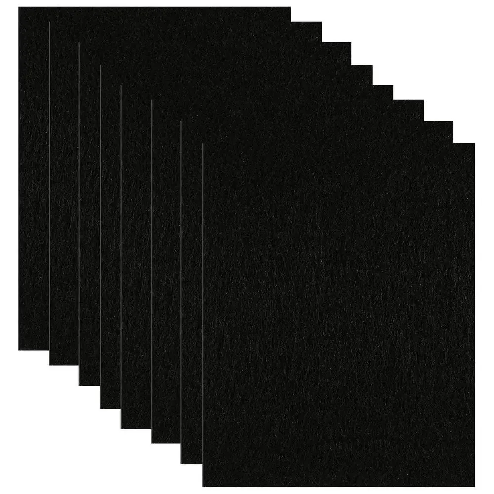 8Pcs Charcoal Filter Pads for Household Trash Cans