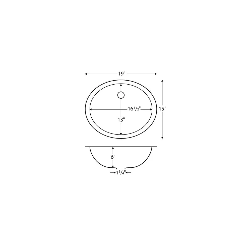 A-306 | Karran Vanity Acrylic Undermount Sink