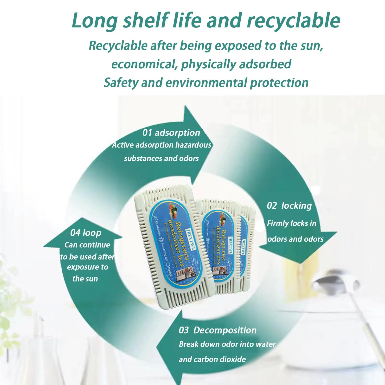 Activated carbon deodorizers are suitable for homes, refrigerators, wardrobes, and cars - a set of 5, used for deodorization, moisture-proof, and formaldehyde removal