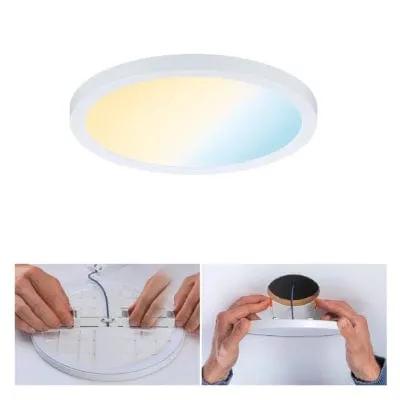 Areo VariFit Round LED Recessed Panel Smart Home Zigbee 230mm Tunable White - Chrome