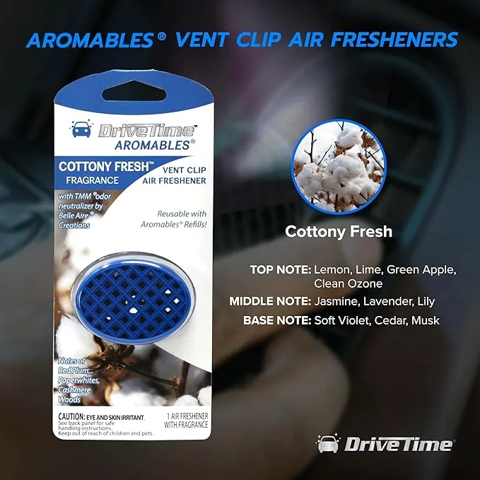 Aromables® Vent Clip Car Air Freshener - (3-Pack Bundle Options)