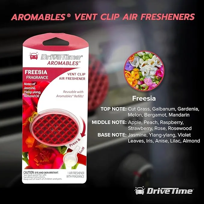Aromables® Vent Clip Car Air Freshener - (3-Pack Bundle Options)