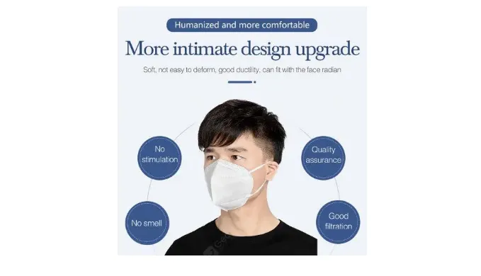 (As low as 85¢!) LOWEST PRICE EVER: 10, 20 or 100 Pack: KN95 Face Masks - SHIPS FROM U.S. - Orders in by 2PM ET Ship Same Business Day!