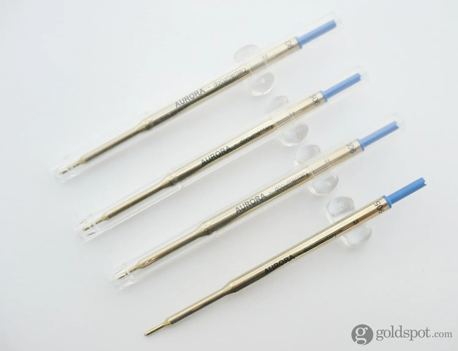 Aurora Wagon Ballpoint Pen Refill in Blue - Medium Point