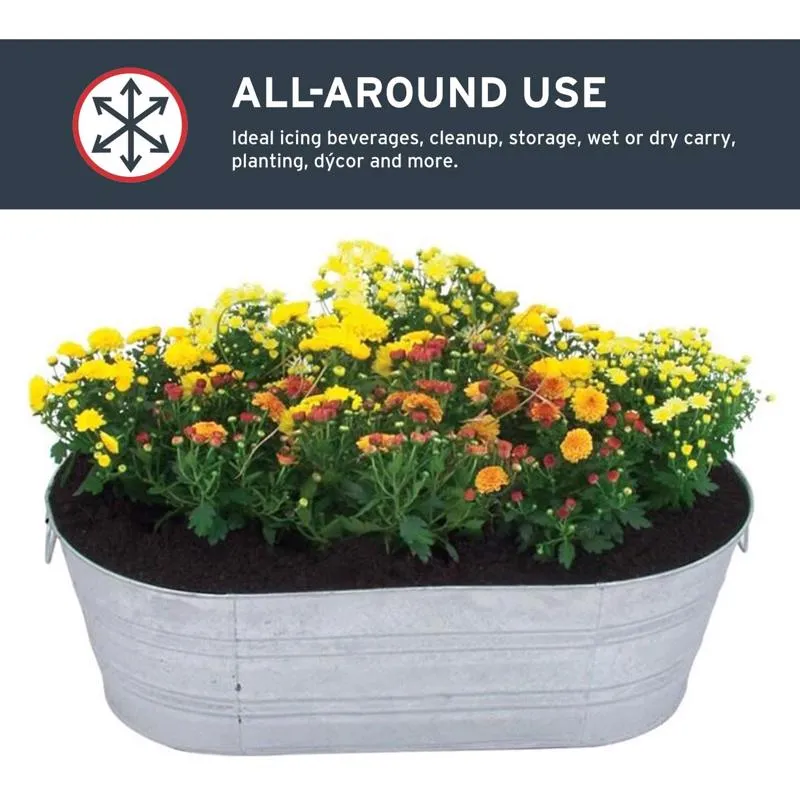 Behrens 4 gal Steel Tub Oval