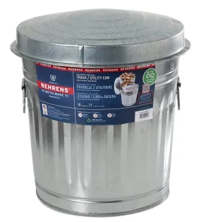 Behrens 6210 Trash Can, 10 gal Capacity, Steel :EA: QUANTITY: 1