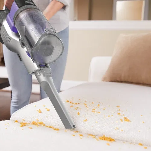 Black & Decker BHFEV362DP-GB stick vacuum/electric broom 2-in-1 stick vacuum Battery Dry Bagless Silver, Violet 2 Ah
