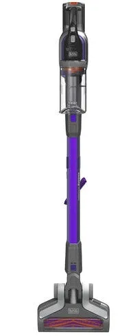 Black & Decker BHFEV362DP-GB stick vacuum/electric broom 2-in-1 stick vacuum Battery Dry Bagless Silver, Violet 2 Ah