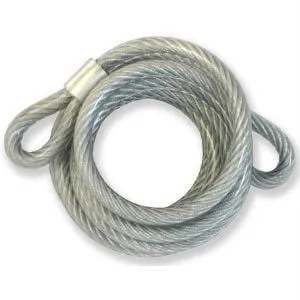 Braided Steel Security Cable 6' x 3/16"