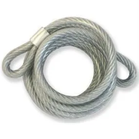 Braided Steel Security Cable 6' x 3/16"