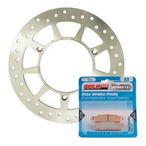 BRAKE DISC & PAD FRONT KIT - YAM YZ85 / LW 02-20