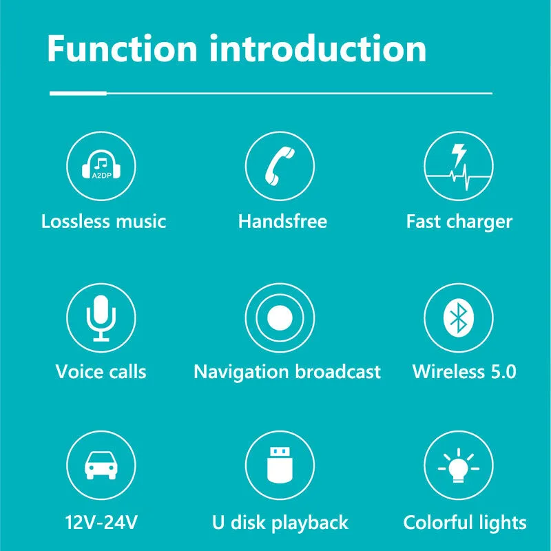 Car Bluetooth-compatable Mp3  Player Pd 18w Type C Qc3.0 Usb