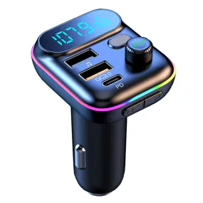 Car Bluetooth-compatable Mp3  Player Pd 18w Type C Qc3.0 Usb