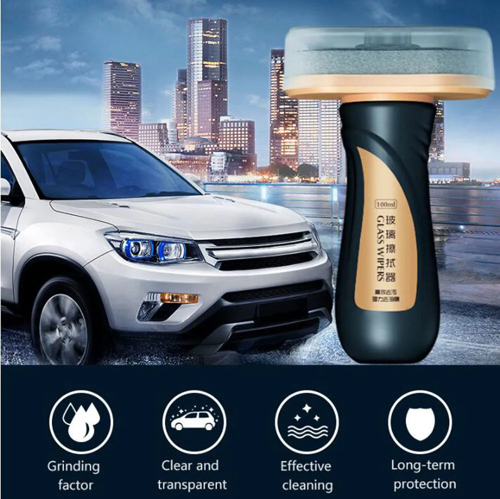 Car Glass Oil Film Remover Cleaner Car Cleaning Wash Windshield