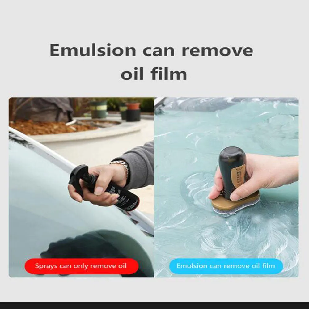 Car Glass Oil Film Remover Cleaner Car Cleaning Wash Windshield
