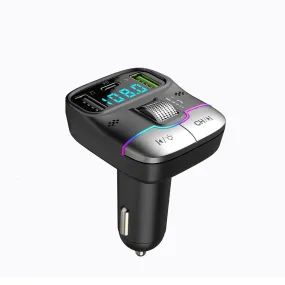 Car MP3 Player Adapter FM Transmitter With LED Display USB PD