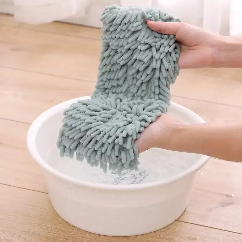 Chenille Mop Replacement Head For Floor Cleaning, Cloth Microfiber Self Wring Pads, Microfiber Mop Pads, Refill Heads for Flat Dust Mops, Floor Mop