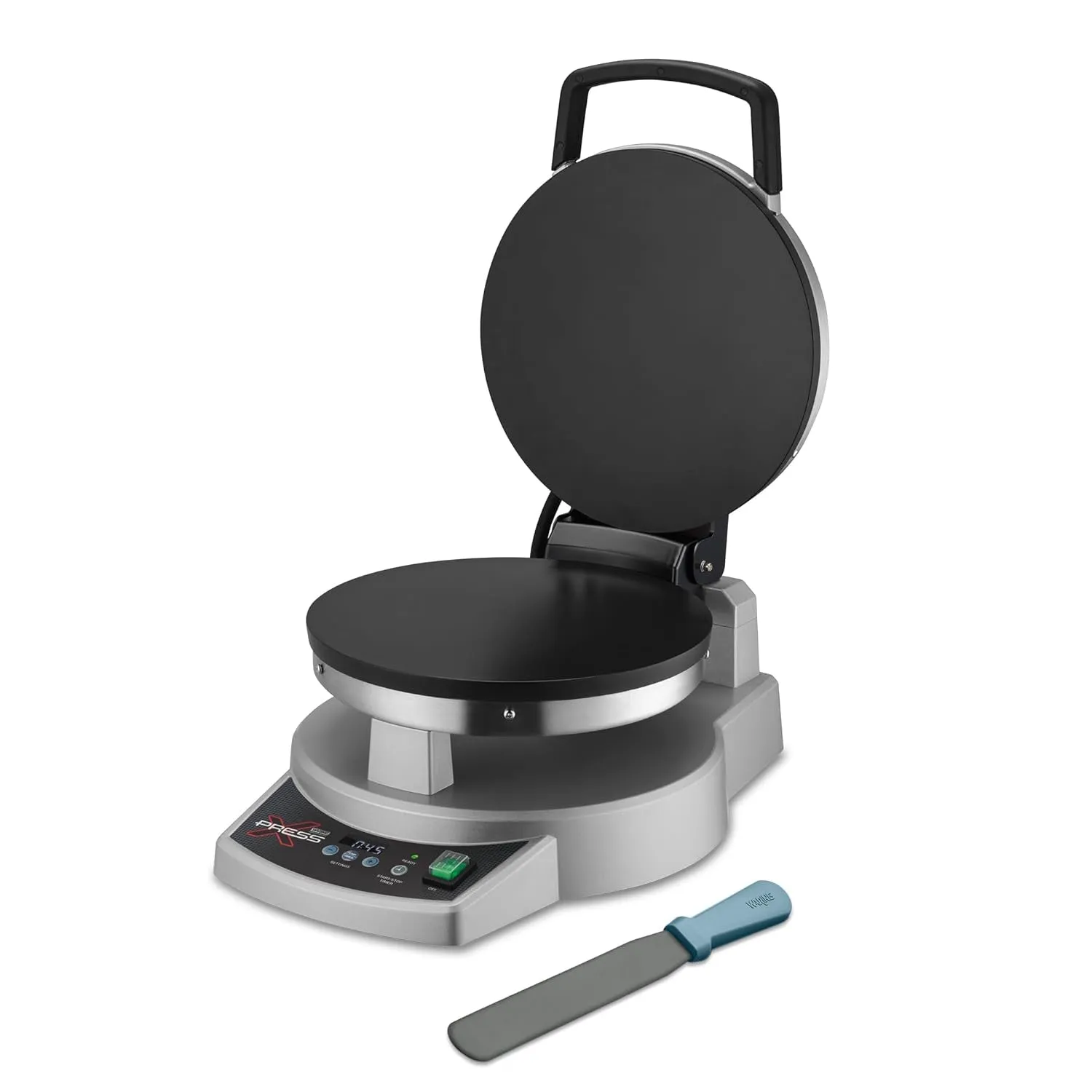 Commercial Dual Sided Cooktop, Xpress Multipurpose Flat Double Non-Stick Surface Griddle, Commercial Foodservice Electric Grill Machine, Crepe Press,
