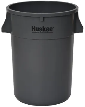 Continental Commercial 4444GY Trash Receptacle, 44 gal, Plastic, Gray :EA: QUANTITY: 1