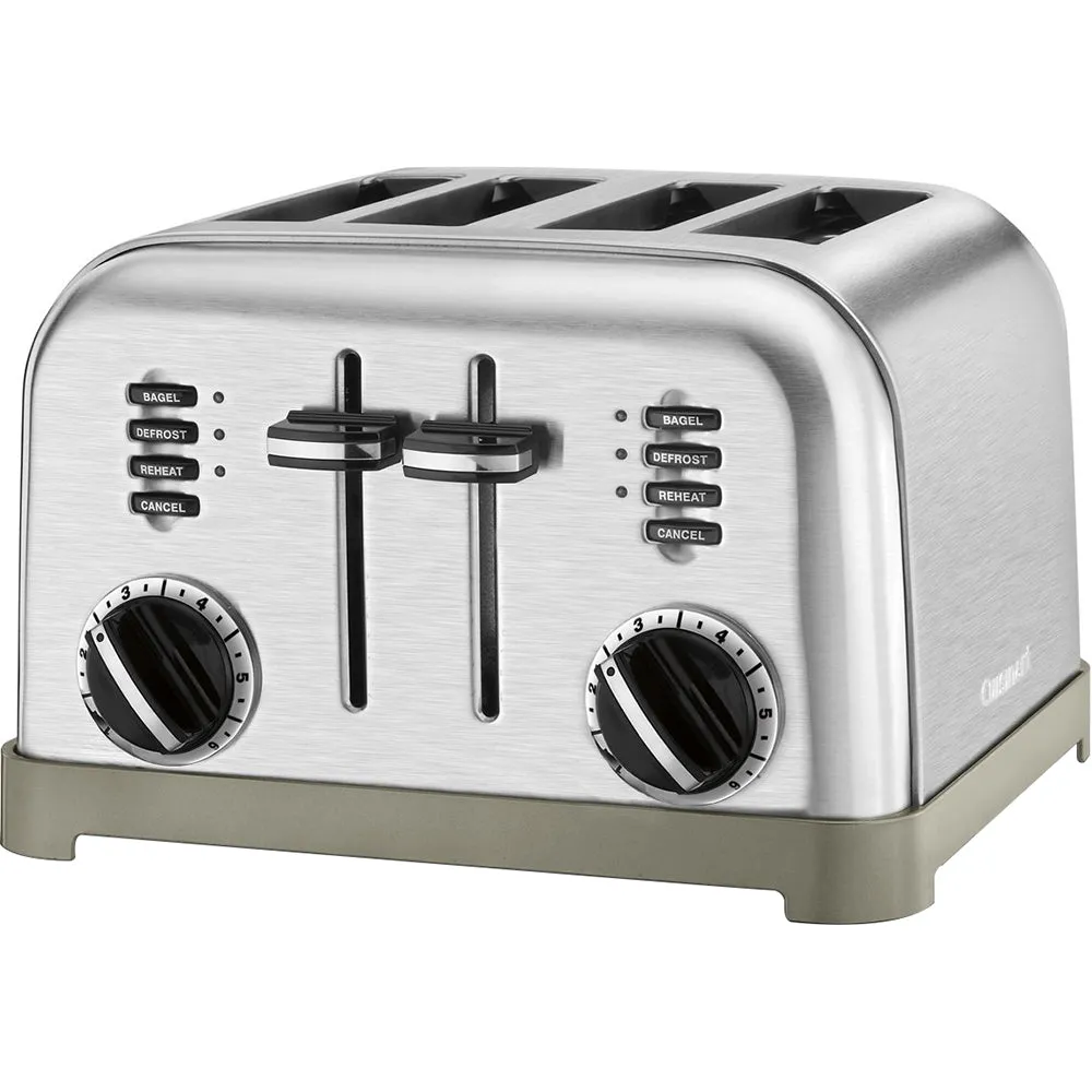 CUISINART 4-Slice Classic Metal Toaster - Refurbished with Cuisinart Warranty - CPT-180