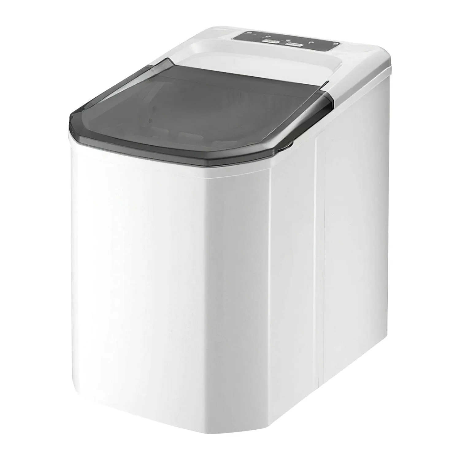 Electric Countertop Ice Make with Ice Scoop Basket Self Cleaning