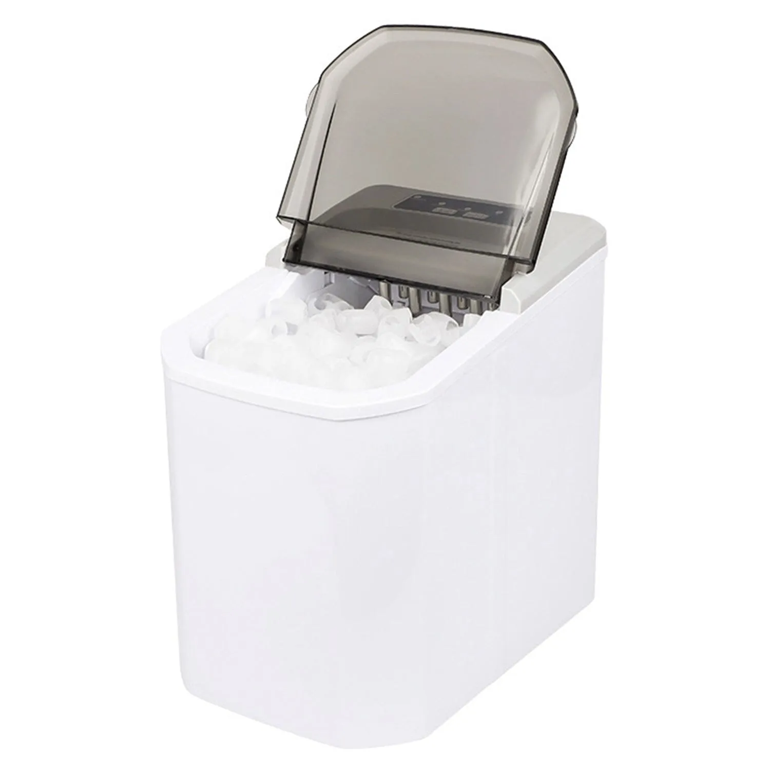 Electric Countertop Ice Make with Ice Scoop Basket Self Cleaning