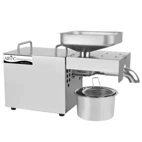 Electric Oil Press Machine – Stainless Steel Oil Extractor for Home Use, Cold/Hot Press, Easy to Operate, High Efficiency for Seeds, Nuts, and Grains - 610W Home Use