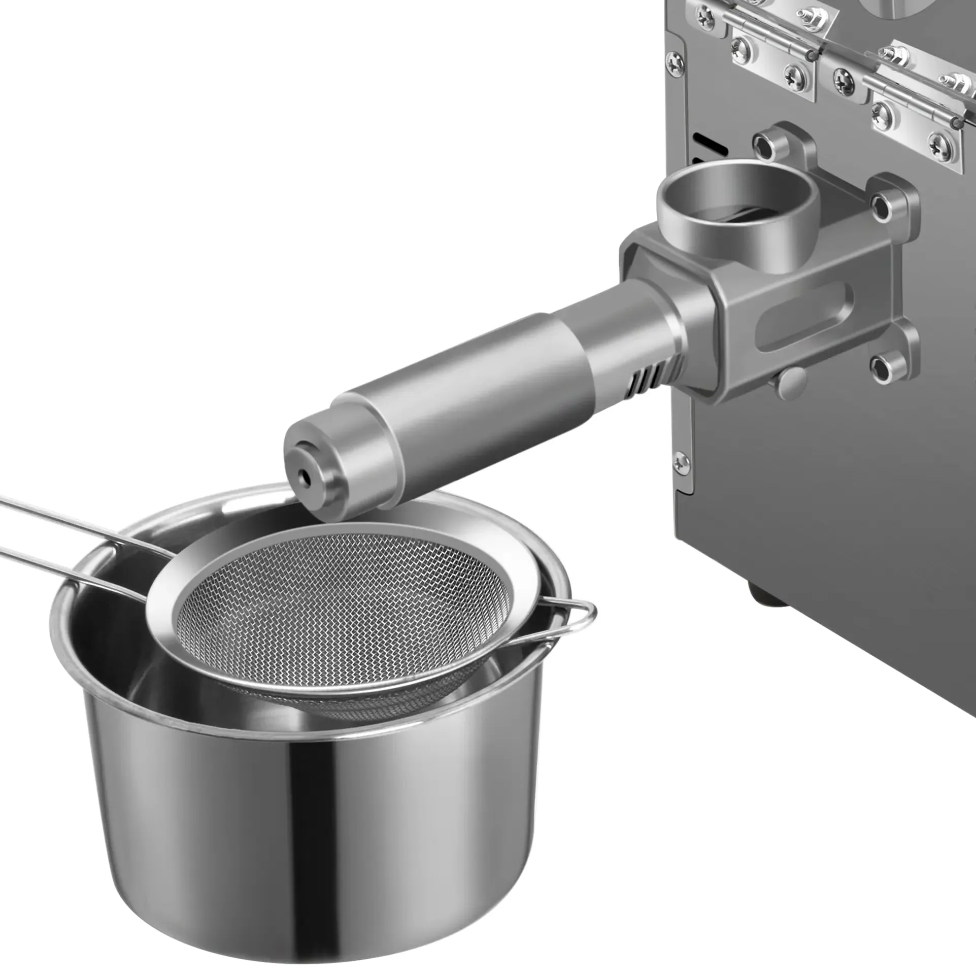 Electric Oil Press Machine – Stainless Steel Oil Extractor for Home Use, Cold/Hot Press, Easy to Operate, High Efficiency for Seeds, Nuts, and Grains - 610W Home Use