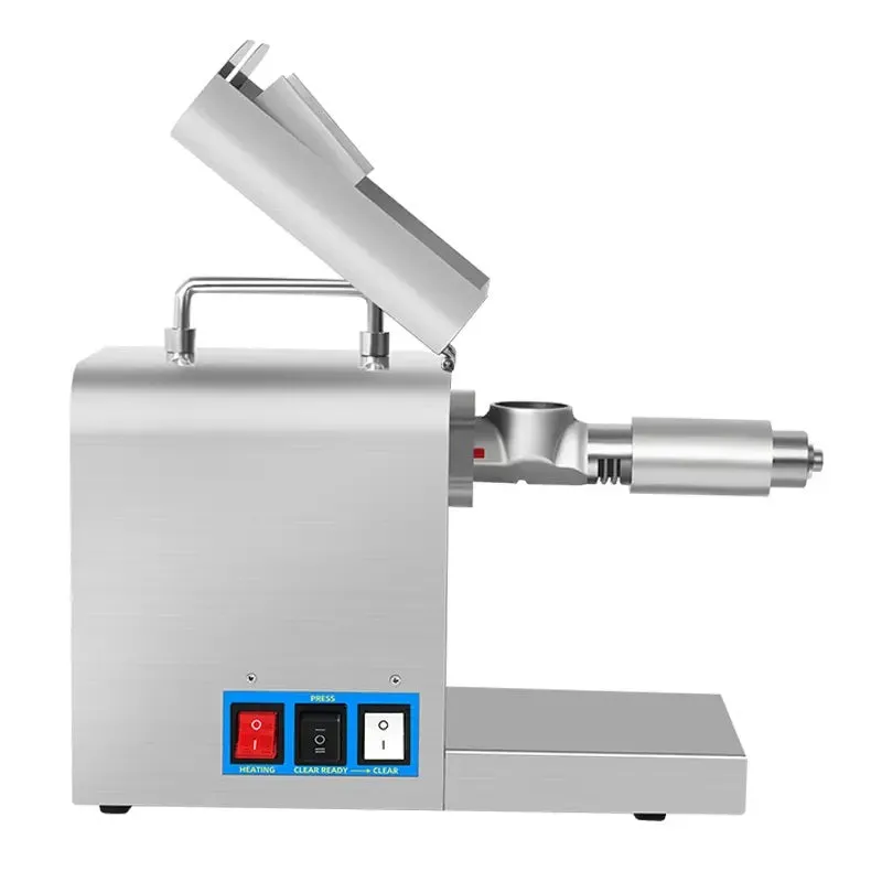 Electric Oil Press Machine – Stainless Steel Oil Extractor for Home Use, Cold/Hot Press, Easy to Operate, High Efficiency for Seeds, Nuts, and Grains - 820W Home Use