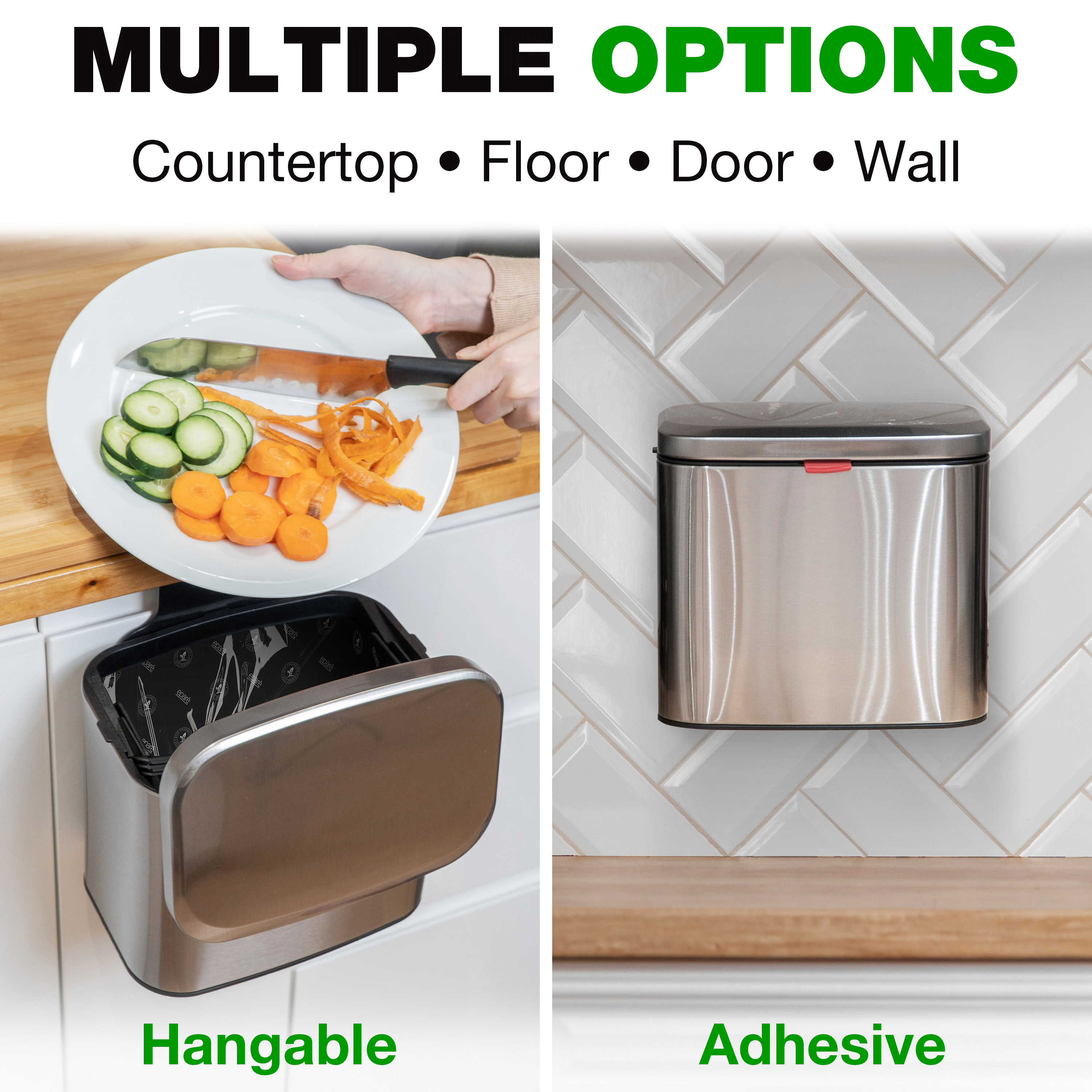 Eparé Kitchen Compost Trash Bin
