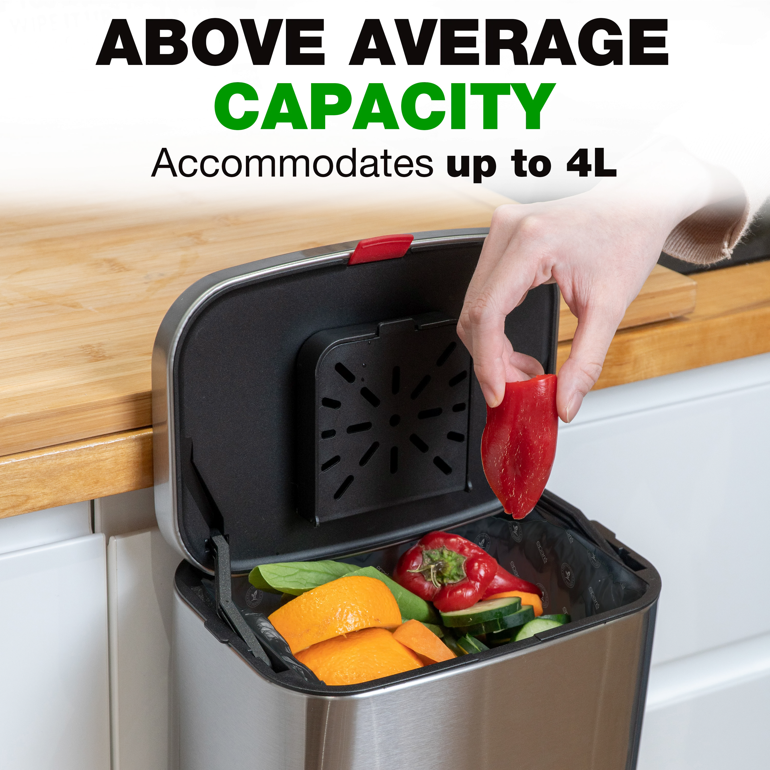 Eparé Kitchen Compost Trash Bin