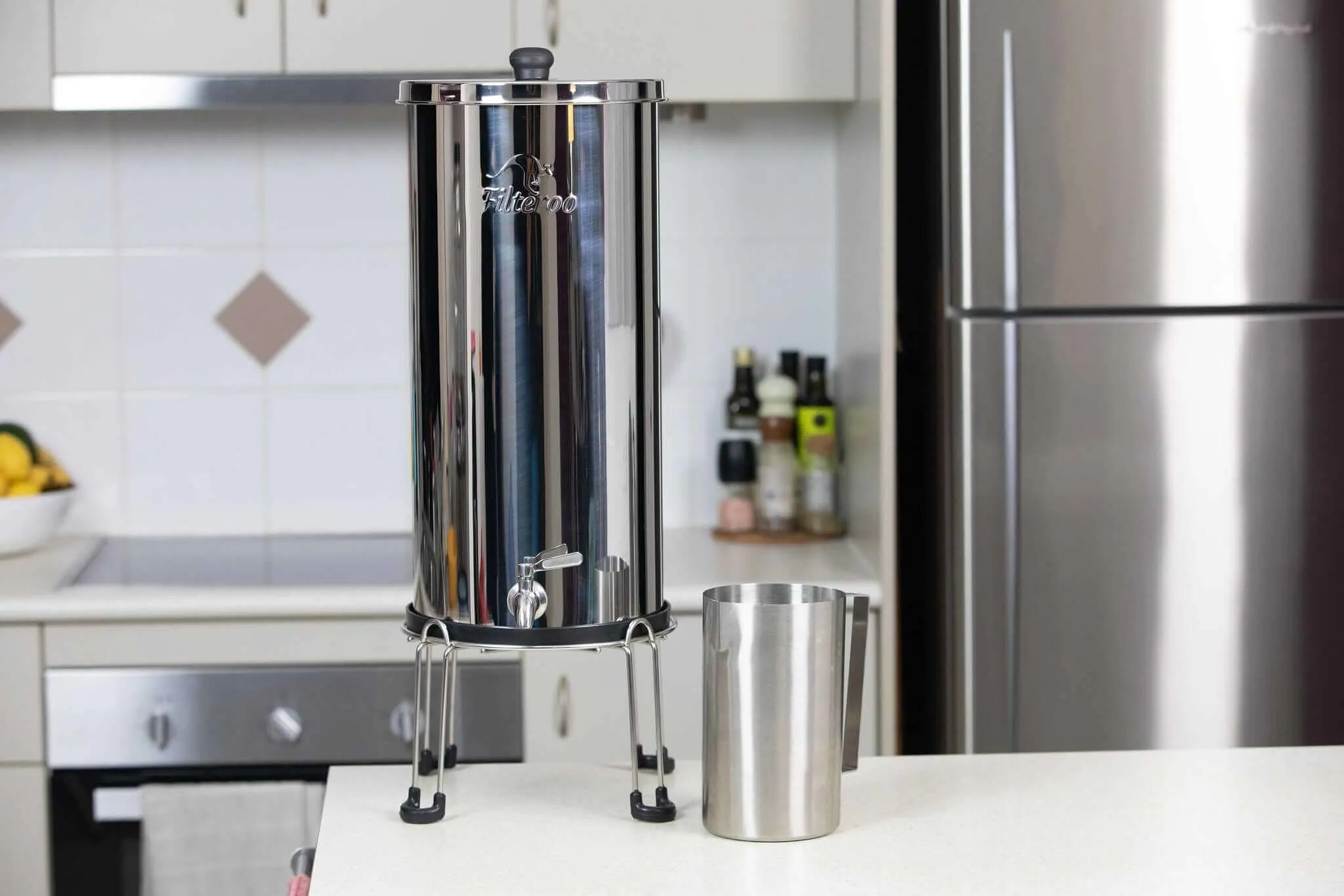 Filteroo® Superoo 12L, 16L, & 20L Stainless Steel Gravity Water Filter