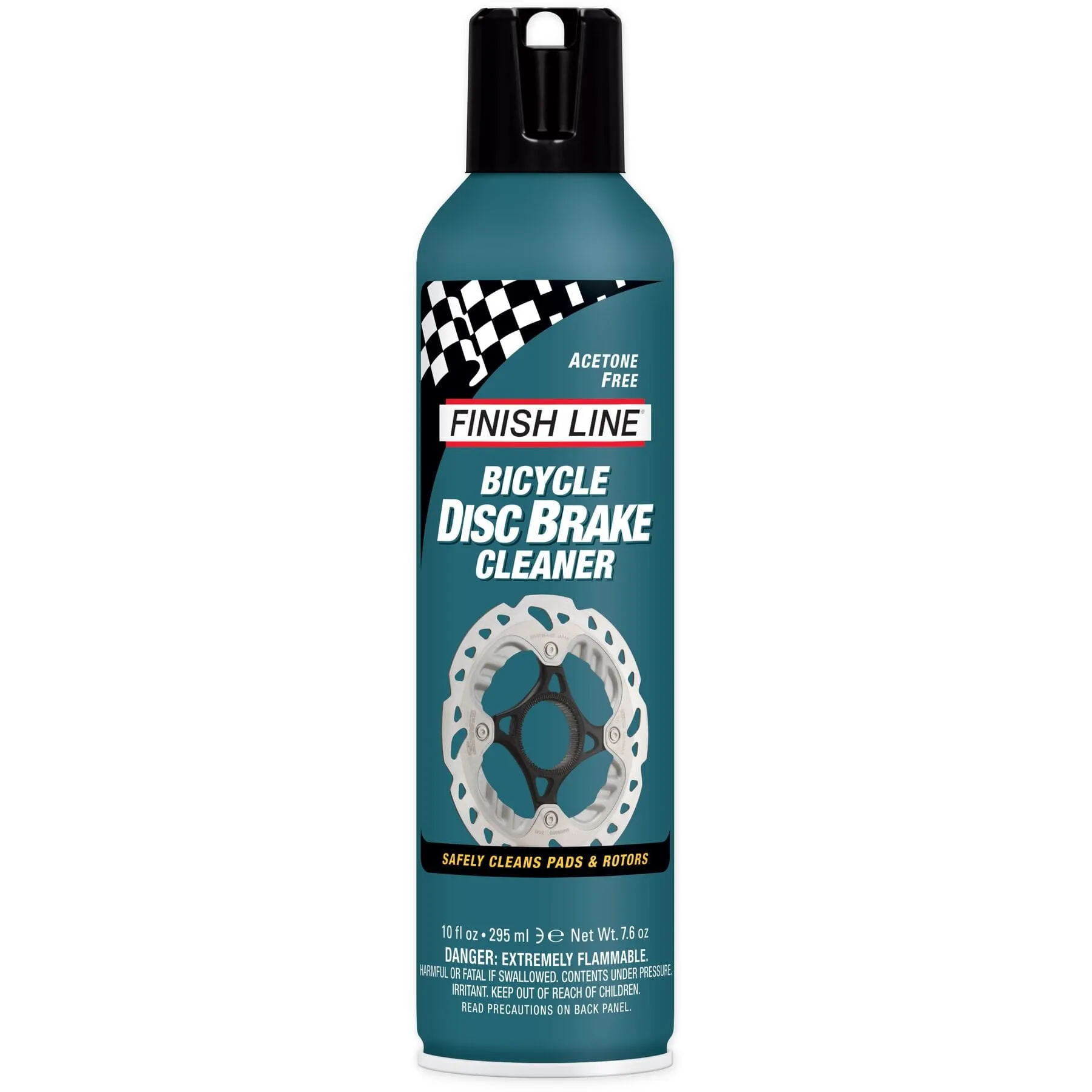 Finish Line Bicycle / Motorcycle Disc Brake Cleaner - 295ml Acetone Free Aerosol