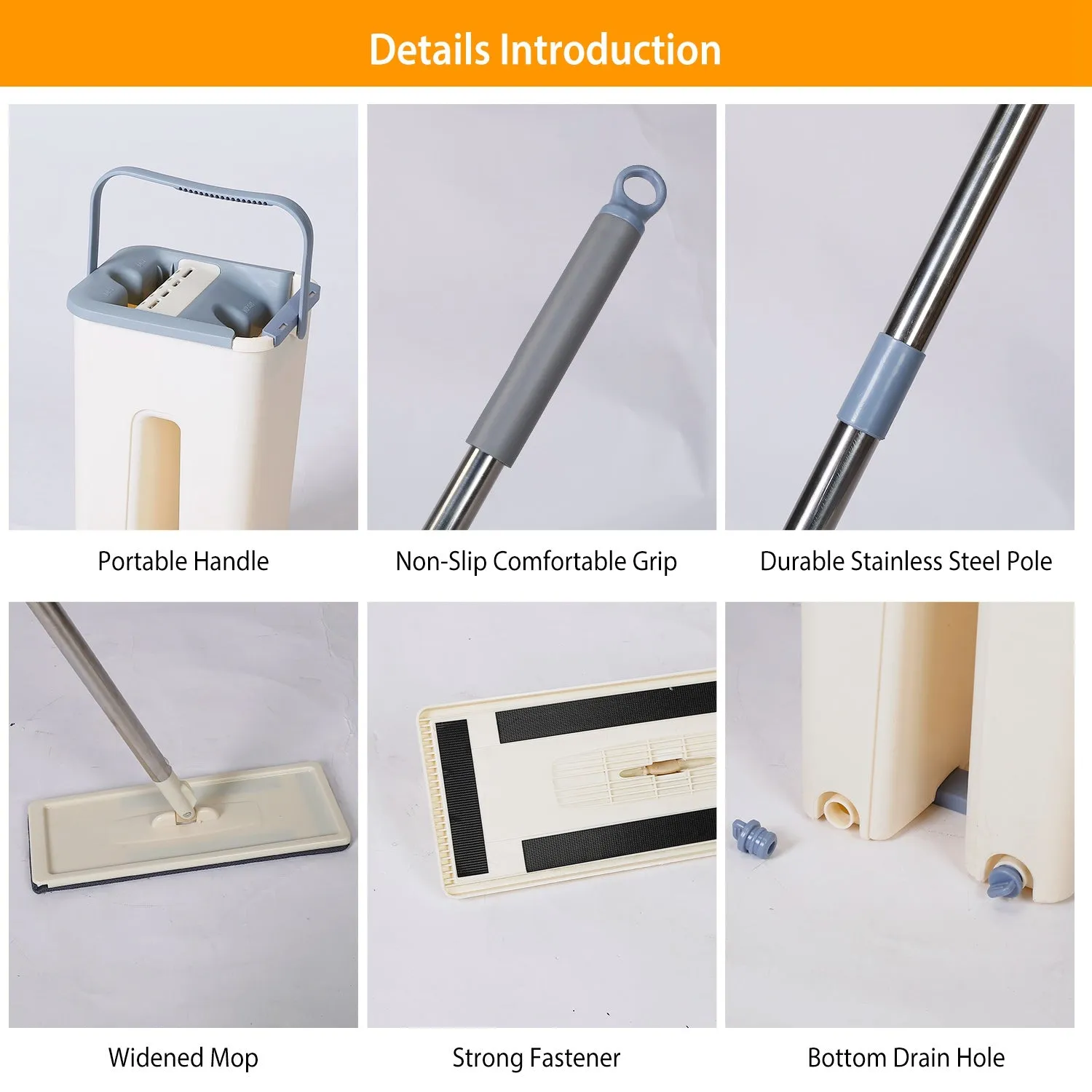 Flat Floor Mop Bucket Set
