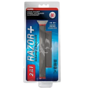 Fluval Razor  2-in-1 Algae Magnet - Medium