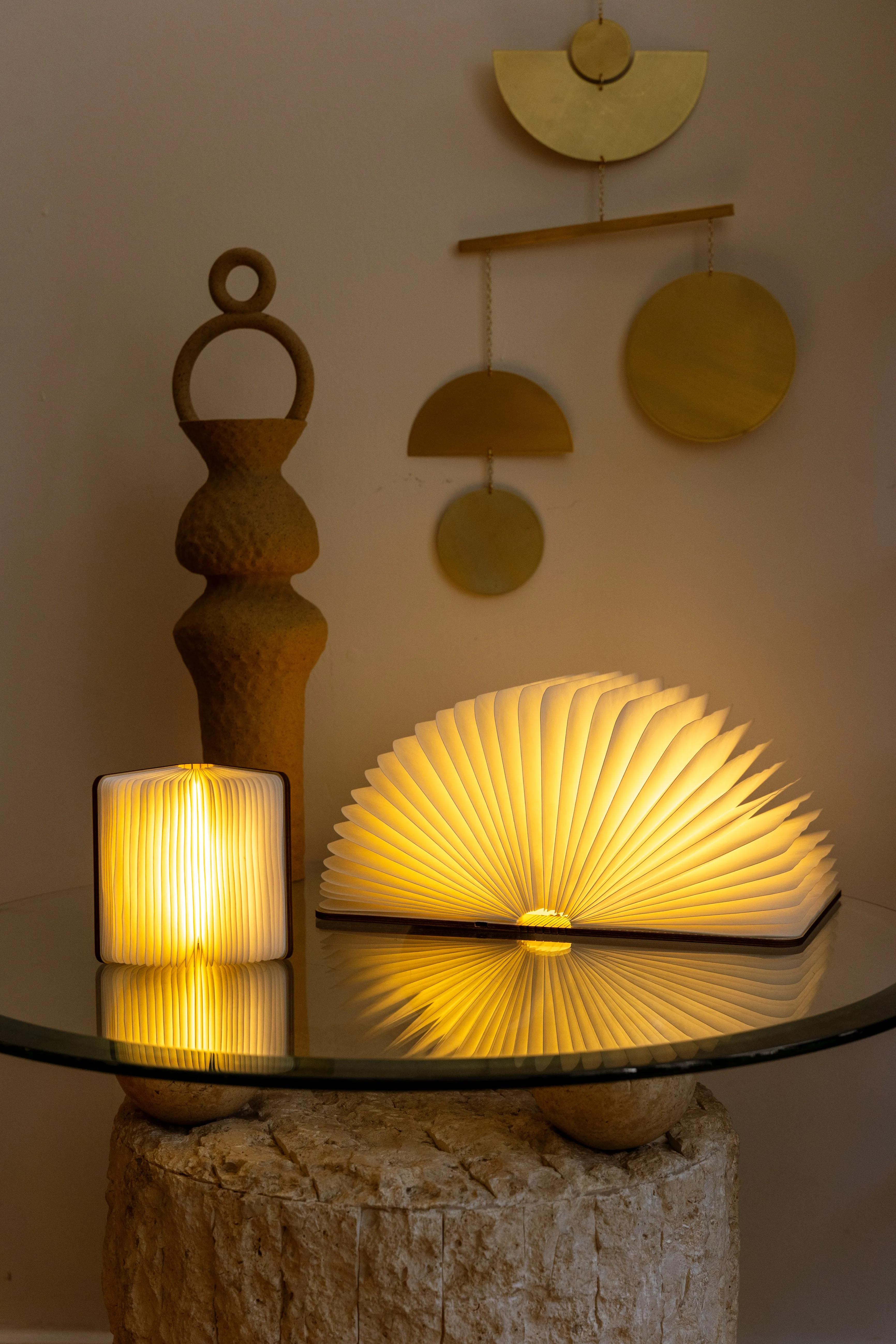 Gingko Natural Wood Mini Book Light