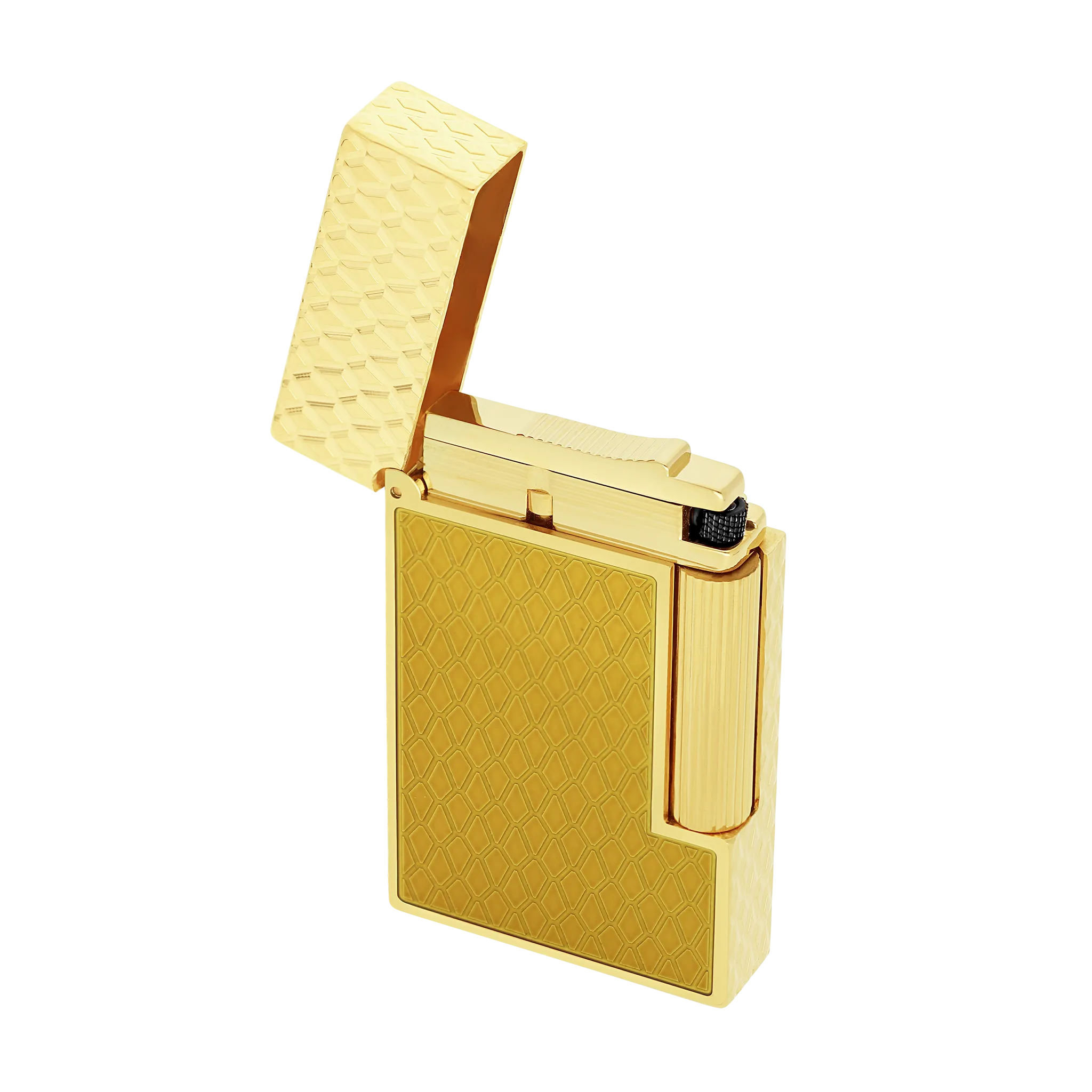 Guilloche under lacquer lighter