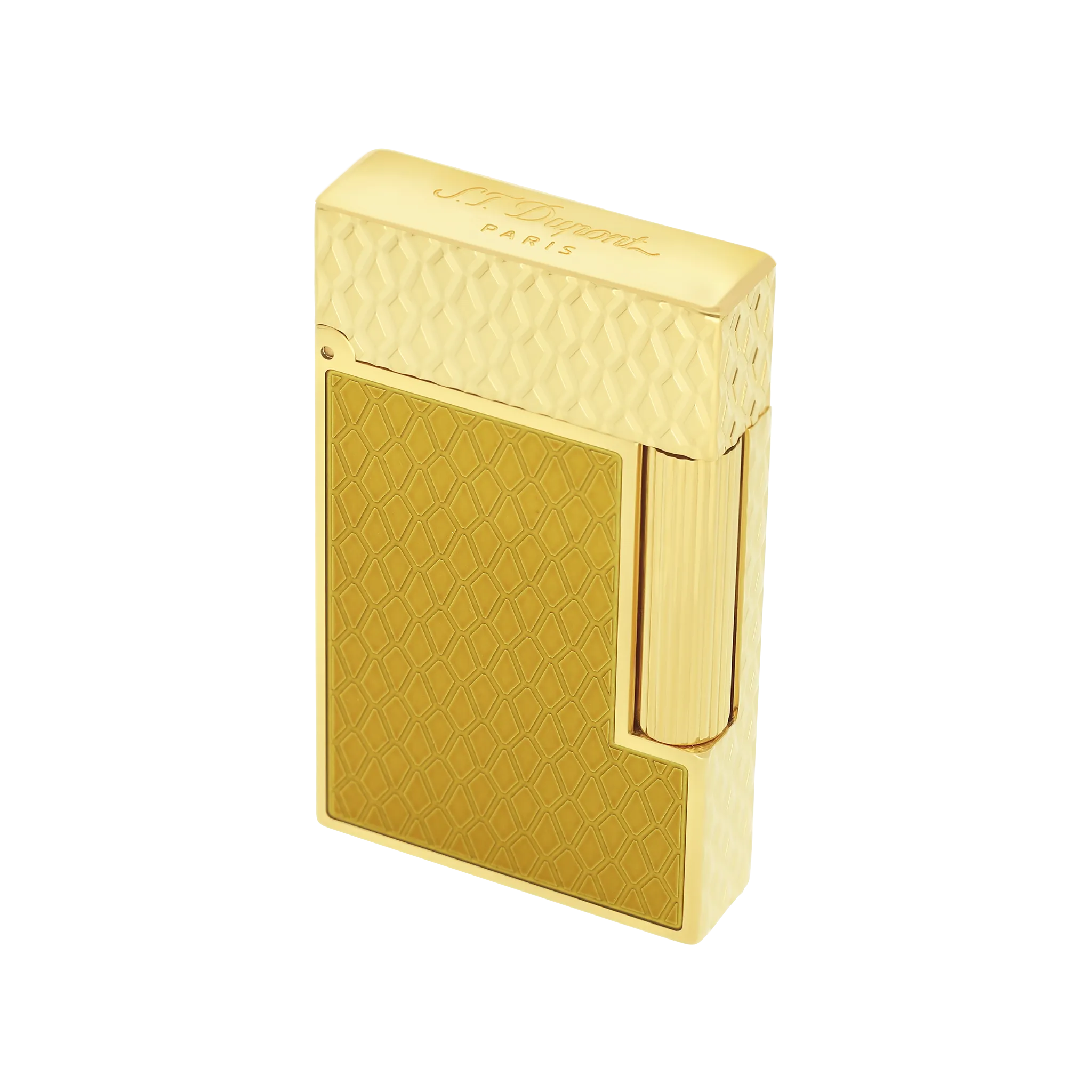 Guilloche under lacquer lighter