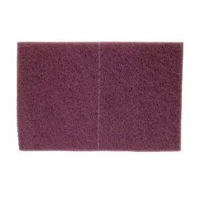 Hand Pad - Norton Bear-Tex 847 Maroon Non-Woven Perforated Very Fine Grit 6" x 9" 66261084700