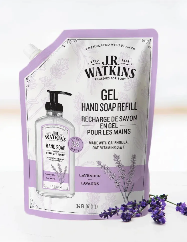 Hand Soap Gel Lavender 34floz Refill
