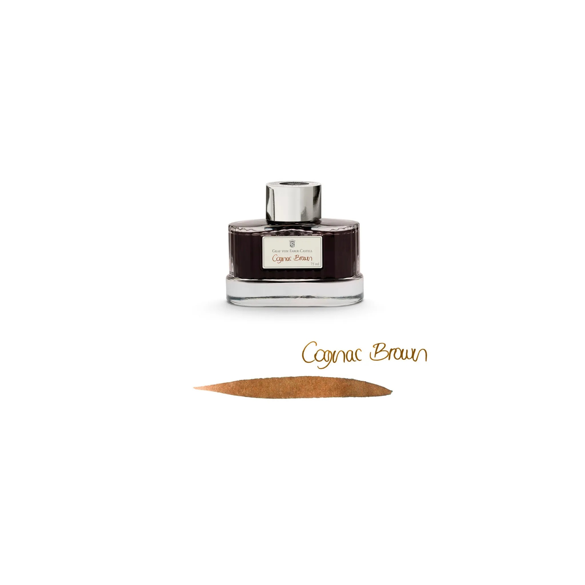 Ink bottle Cognac Brown, 75ml - #141016